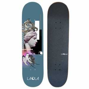 Deck Skate - La Ola 8" Lija incluida