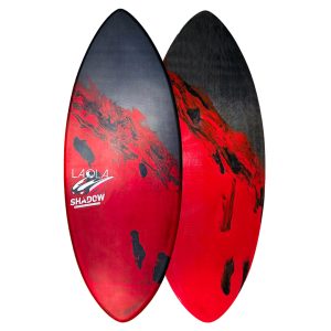 Skimboard La Ola Shadow Full fibra fe carbono profesional roja