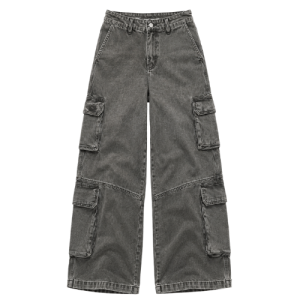 Jean Baggy Cargo La Ola - Gris