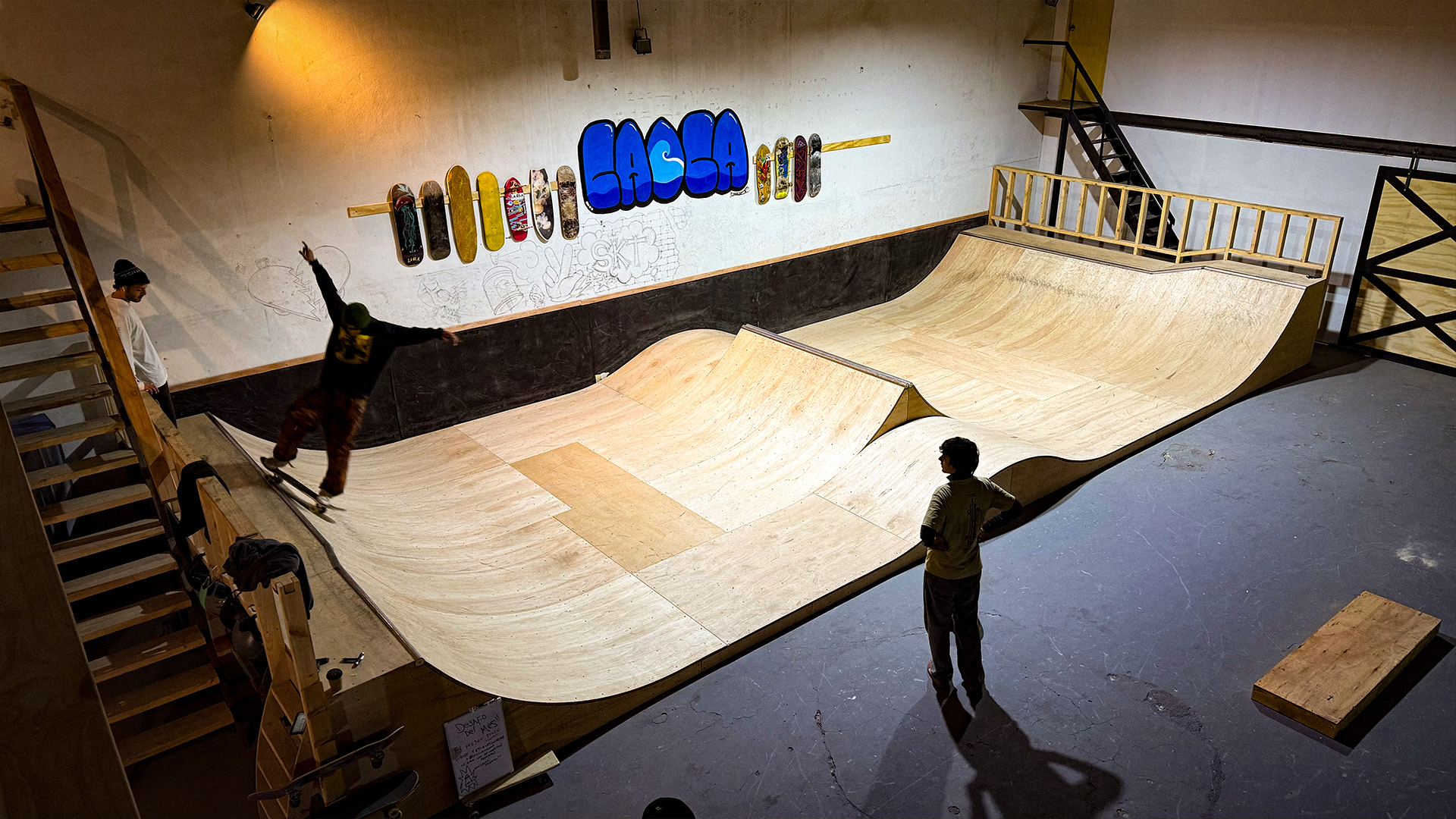 Pista techada de El Depo